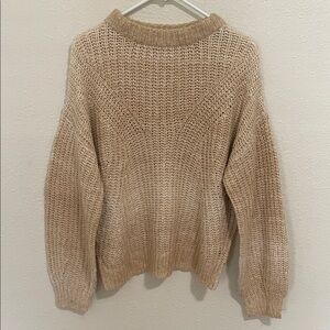 a new day Tan Sweater